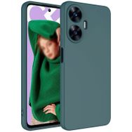 Vendas Realme C55 Uyumlu W-Lansman Serisi Içi Kadife Ipek Dokulu Lansman Kılıf