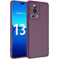 Vendas Xiaomi Mi 13 Lite Uyumlu Lansman Serisi Yumuşak Dokulu Çizilmeyi Önleyen Kadife İç Yüzeyli Silikon Kılıf