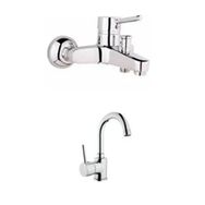 Venita Delta Lavabo Bataryası + Aç Kapa Banyo Bataryası