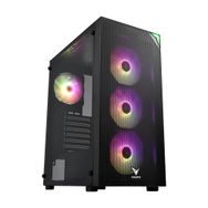 Vento VG3400S Siyah 650 W 80+ Temperli Cam RGB ATX Mid Tower Gaming Kasa