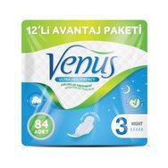 Venüs Gece 12x84 Adet Hijyenik Ped