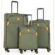 Verage GM20077W Yeşil Kumaş 3'lü Valiz Seti