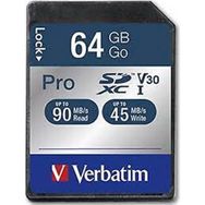 Verbatim 64GB Sdxc Pro U3 Hafıza Kartı