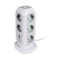 Verbatim EUPT-01 EU 11XAC/2XUSB/2XType-C Çok Fişli Güç Kulesi