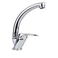 Versu Armature Cemre Serisi Kuğu Gümüş Banyo Lavabo Bataryası