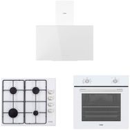 Vestel AF 4661 YB - AO 6004 YB DG - AD 63340 B Beyaz 3'lü Ankastre Set