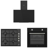 Vestel AF-4661 YS - AO-6004 YS-DG - AD-63340 S Siyah 3'lü Ankastre Set
