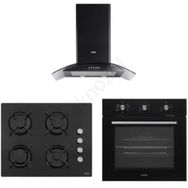 Vestel AF 6682 YS - AO 65104 S - AD 6011 S Siyah 3'lü Ankastre Set