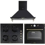 Vestel AF-7688 RS AO-6104 YRS AD-6002 RS 3'lü Siyah Rustik Ankastre Set