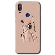 Vestel E5 Çizim Silüet Baskılı Uyumlu Silikon Kılıf