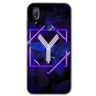 Vestel E5 Dark Neon Yaprak Y Harfi Baskılı Uyumlu Silikon Kılıf