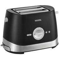 Vestel Keyif E2001 870 W 7 Programlı 2 Dilim Hazneli Ekmek Kızartma Makinesi Siyah