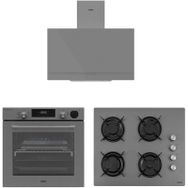 Vestel Lightfry AF 8785 YG - AO 65104 G DG - AD 63330 Gri 3'lü Ankastre Set