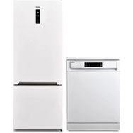 Vestel NFK52112 E Buzdolabı + BM 4212 Bulaşık Makinesi