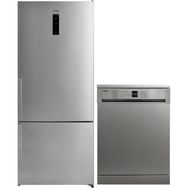 Vestel NFK60122 EX Buzdolabı + BM 3121 G Bulaşık Makinesi