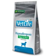 Vet Life Hypoallergenic Egg-Rice 2 kg Köpek Maması