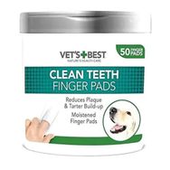 Vet's Best 50'li Köpekler İçin Diş Temizleme Parmak Pedi