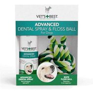 Vet's Best Köpek Ağız Spreyi 16 cm Diş Temizleyici Halat Top 2'li Set