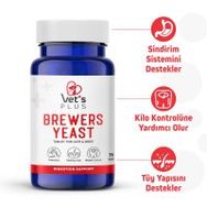 Vet's Plus Brewers Yeast 75'li Kedi ve Köpekler İçin Sindirim Sistemi Destekleyici Tablet