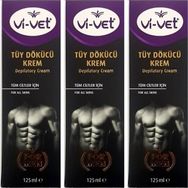 Vi-Vet 3x125 ml Erkek Tüy Dökücü Krem