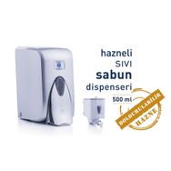 Vialli Hazneli 500 ml Krom Sıvı Sabun Dispenseri