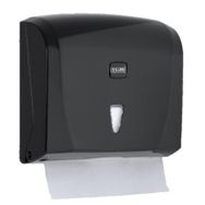Vialli K20B 200 Kağıt Siyah Banyo Mutfak Lavabo Pratik Z Katlı Kağıt Havlu Dispenseri