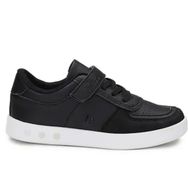 Vicco Sam Işıklı Siyah Beyaz Unisex Çocuk Sneaker