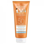 Vichy Capital Ideal Soleil SPF50+ 300 ml Çocuklar için Yüz ve Vücut Güneş Sütü