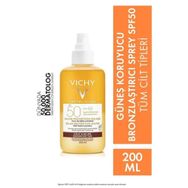 Vichy Capital Soleil Rehydrating Light SPF50 200 ml Sprey Güneş Koruyucu Krem