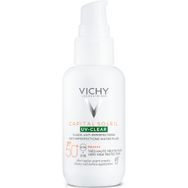 Vichy Capital Soleil UV Clear 40 ml SPF 50+ Yağlı Ciltler için Güneş Kremi