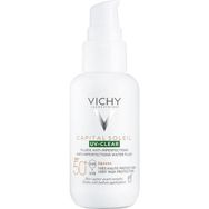 Vichy Capital Soleil UV Clear Anti-Imperfections Fluid SPF50 40 ml Temizleyici