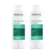 Vichy Dercos Oil Control Aşırı Yağlanmaya Karşı Etkili 2x200 ml Şampuanı