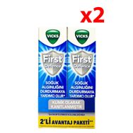 Vicks 15 ml 2 Adet First Defence Burun Spreyi