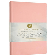 Victoria's Journals 15x21 cm Çizgili Pembe Smyth Pastel Defter