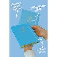 Victoria's Journals Bujo Mavi 96 Yaprak A5 160 gr Noktalı Keten Defter