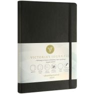 Victoria's Journals Venzi Siyah Çizgili Bloknot