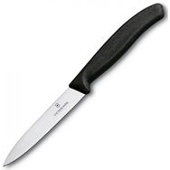 Victorinox 10 cm Sivri Ağızlı Siyah Soyma Bıçağı