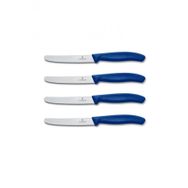 Victorinox 6.7832 Swiss Classic 11 cm Mavi 4'lü Domates ve Sosis Bıçağı