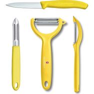 Victorinox BCKVCST02 Sarı 3'lü Soyacak Bıçak Seti