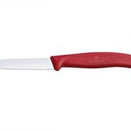 Victorinox Düz Ağızlı 8 cm Kırmızı Soyma Bıçağı