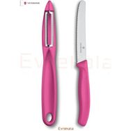 Victorinox Evrekala Shop Testere Soyacak Pembe Set Bıçak Seti