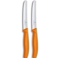 Victorinox Evrekala Turuncu Tırtıklı Bıçak Seti
