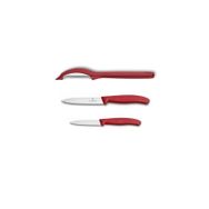 Victorinox Kırmızı Soyacak ve Soyma Bıçak Seti