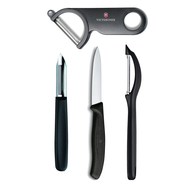 Victorinox Siyah Bıçak ve Soyacak Set