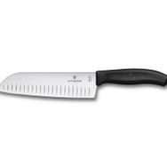 Victorinox VT6.8523.17B 17 cm Siyah Blisterli Kanallı Santoku Bıçağı