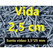 Vida 3.5x25 1000 Adet Sunta Vidası