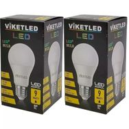 Viketled Beyaz White 9W 2'li Set Led Ampül