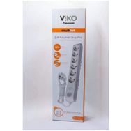 Viko 1.5 m Altılı Şok/Akım Korumalı Grup Priz