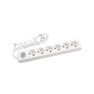 Viko 1 Metre Multi-Let Altılı Beyaz Priz