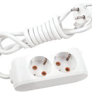 Viko 4Lü Beyaz Anahtarlı Topraklı 5Mt Kablolu Priz